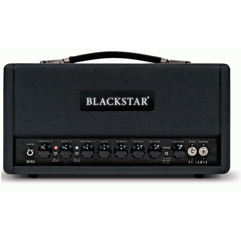 Blackstar St James 50 6L6H Black Light 50W 6L6 Head