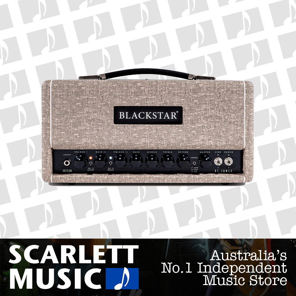 Blackstar St James EL34 50w Valve Guitar Head — view 2