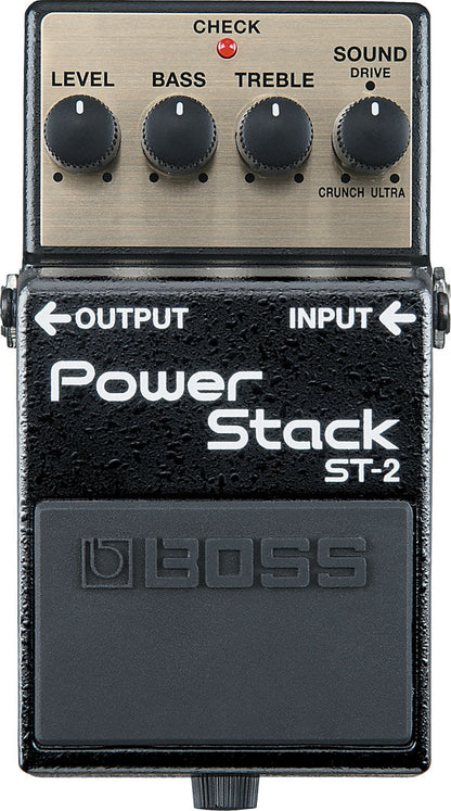 BOSS ST-2 Power Stack Pedal - Compact High-Gain Distortion with SOUND Control — view 2