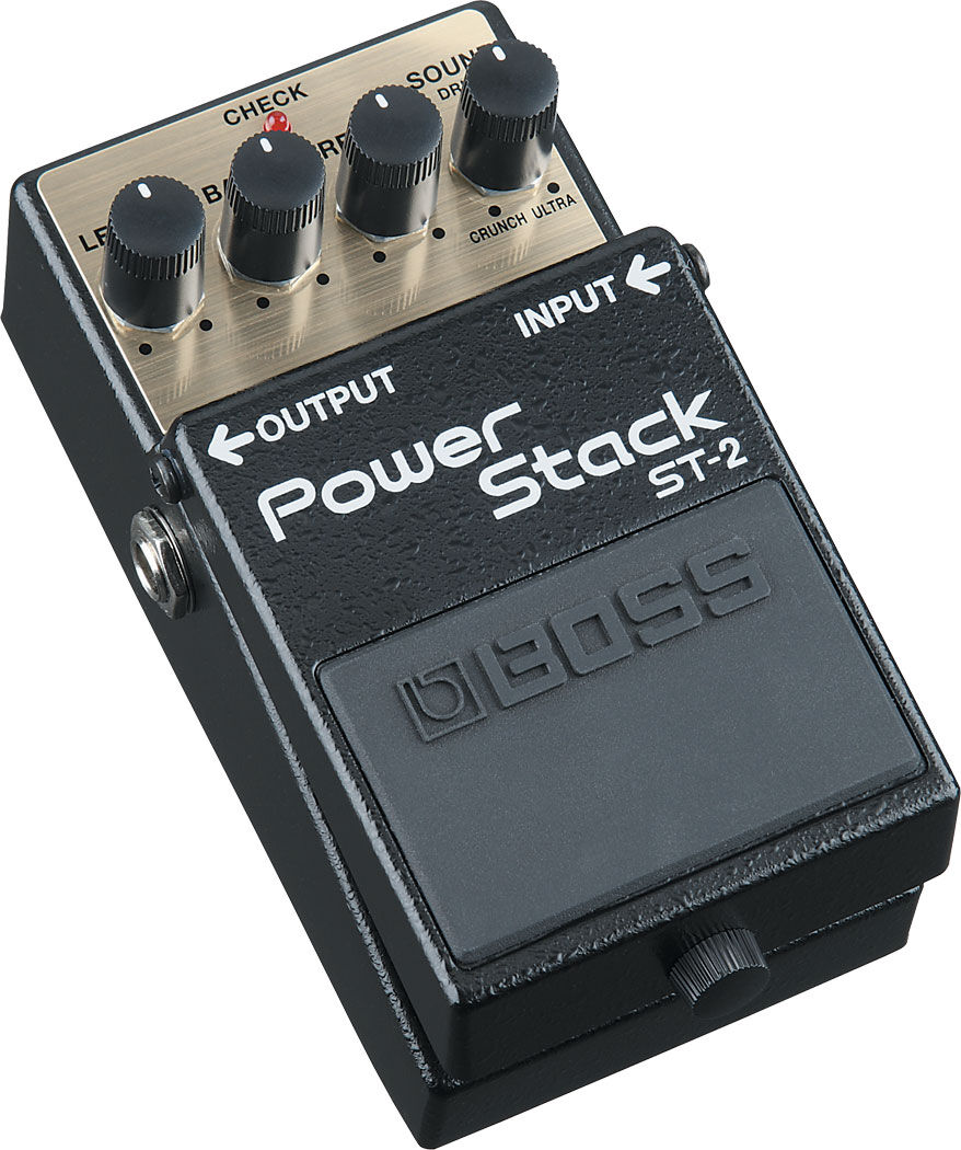 BOSS ST-2 Power Stack Pedal - Compact High-Gain Distortion with SOUND Control — view 3