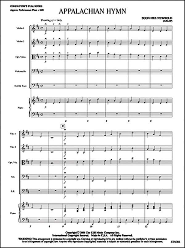 Appalachian Hymn by Soon Hee Newbold - FJH Music Company