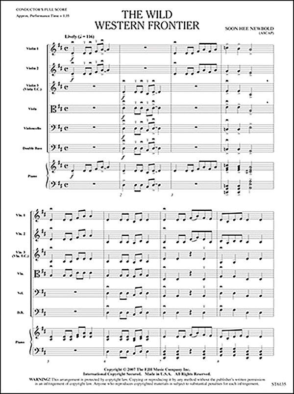 Wild Western Frontier by Soon Hee Newbold - FJH Music Company