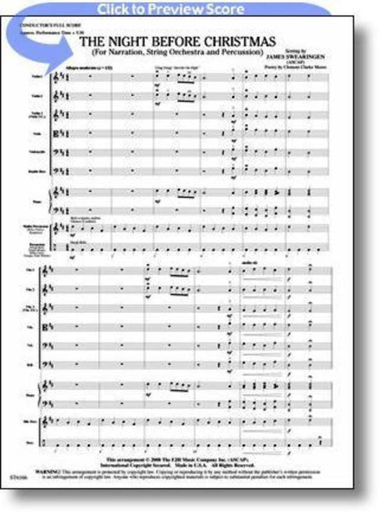 Night Before Christmas The String Orch Score/Parts