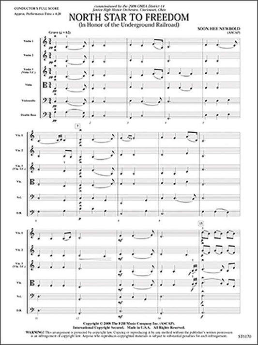 North Star to Freedom - So3 Sc/Pts by Soon Hee Newbold, FJH Music Company, 1 Page