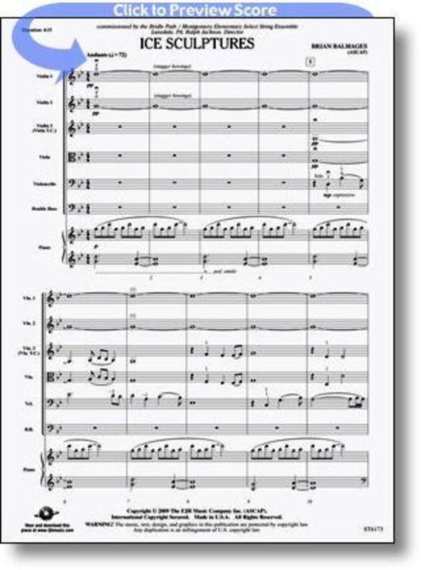 Ice Sculptures String Orchestra Score/Parts