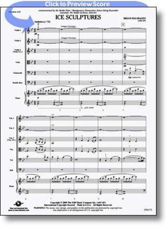 Ice Sculptures String Orchestra Score/Parts