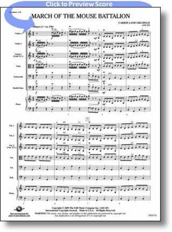 March Of The Mouse Battalion So Score/Parts