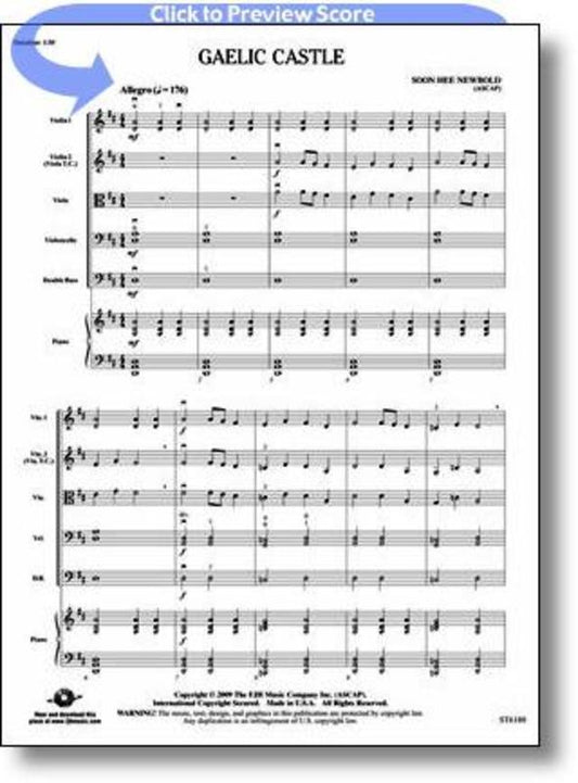 Gaelic Castle String Orchestra Score