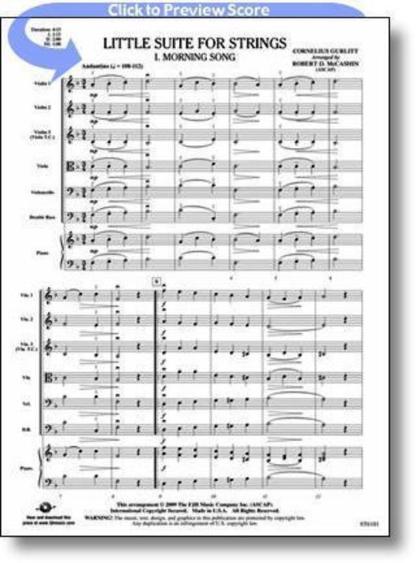 Little Suite For Strings Arr Mccashin So Score/Parts