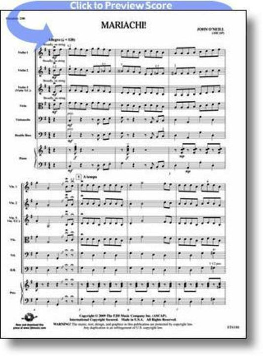 Mariachi String Orchestra Score