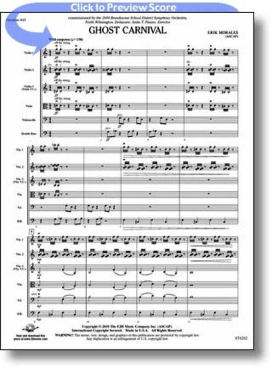Ghost Carnival String Orchestra Score/Parts
