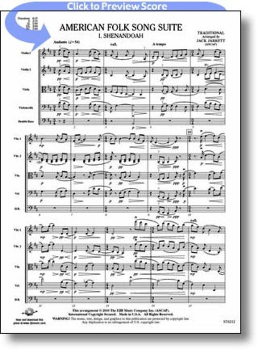 American Folk Song Suite Arr Jarrett So Score/Parts