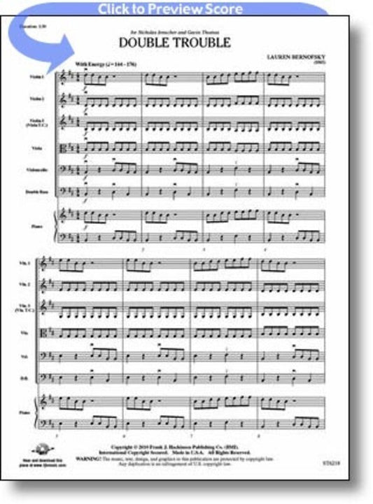 Double Trouble String Orchestra Score/Parts