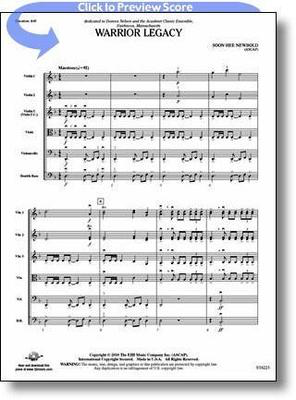 Warrior Legacy SO Gr 3 - Ensemble Orchestra Score