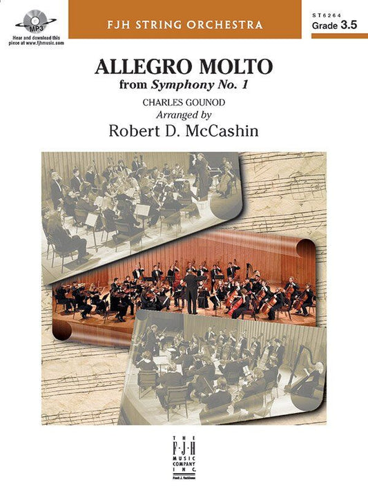 Allegro Molto from Symphony No 1 for String Orchestra by Robert D. McCashin
