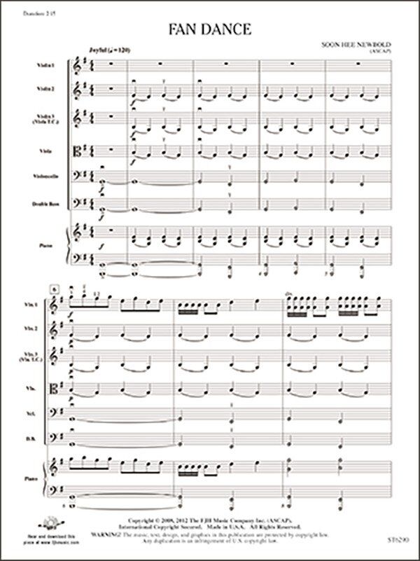 Fan Dance SO2 SC/PTS by Soon Hee Newbold - FJH Music Company, 1 Page