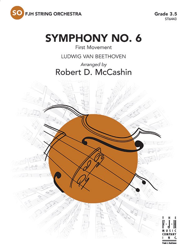 Beethoven: Symphony No. 6, First Movement (arr. Robert D. McCashin) — String Orchestra Grade 3.5 Score & Parts (FJH Music Company)