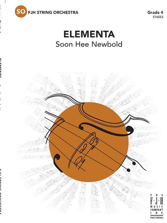 Elementa SO4 SC/PTS by Soon Hee Newbold, FJH Music Company, 1 page, 3-movement work: Flights of Fancy, Terra, Fire and Ice.