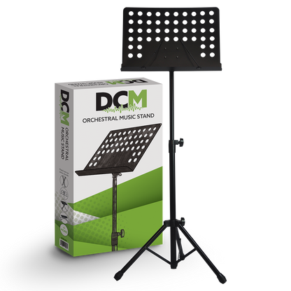 DCM BS401 Heavy Duty Adjustable Orchestral Music Stand Black