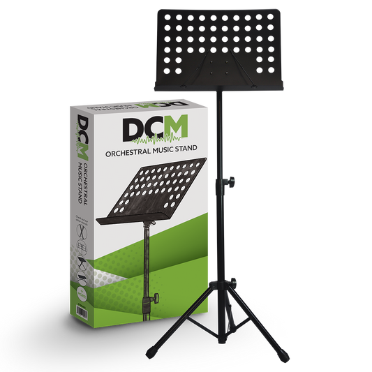 DCM BS401 Heavy Duty Adjustable Orchestral Music Stand Black
