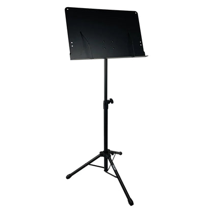DCM BS501 Adjustable Orchestral Music Stand Black with Flat Desk