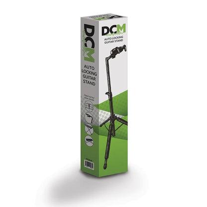 DCM GSL01 Auto Locking Adjustable Guitar Stand Black — view 3
