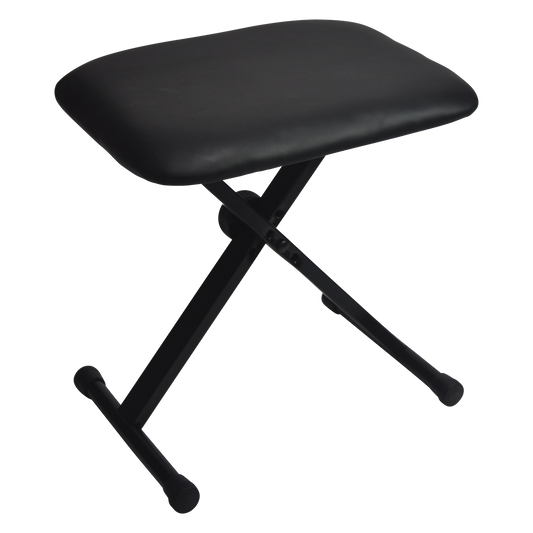 KB02 Single Bench Keyboard Stool with X Frame and Height Adjustment