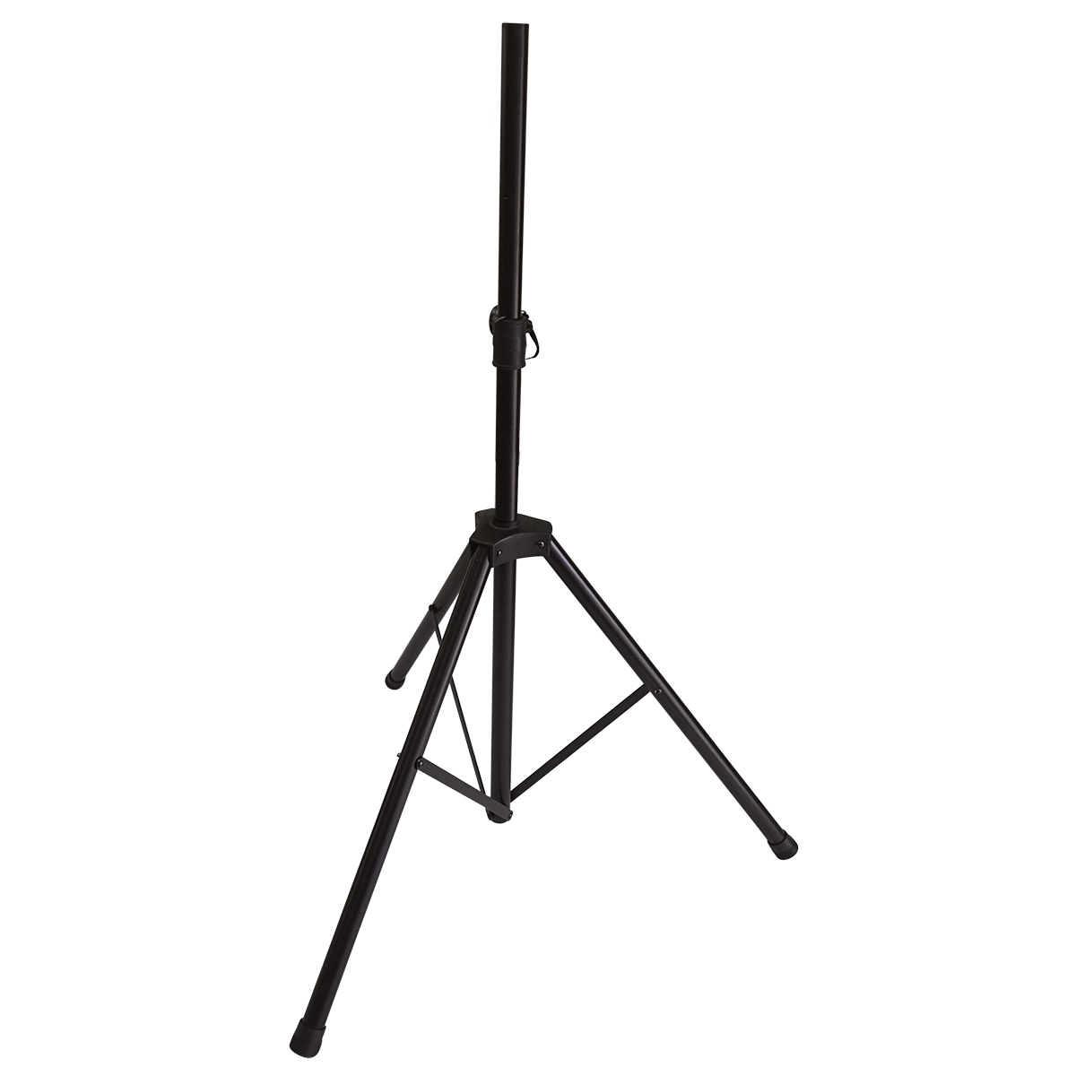 DCM SPS01 Black Speaker Stands (Pair) - Tripod Base, Locking Pin Height Adjustment, Folds for Easy Storage