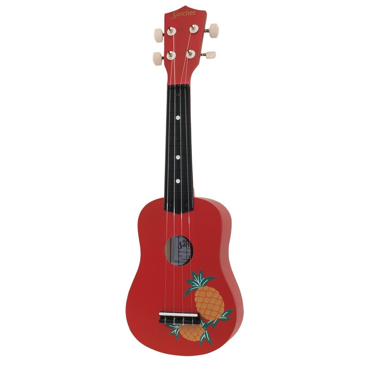 Sanchez 'Hawaiian' Soprano Ukulele (Red Pineapple)
