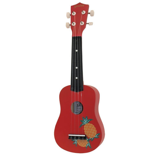 Sanchez 'Hawaiian' Soprano Ukulele (Red Pineapple)
