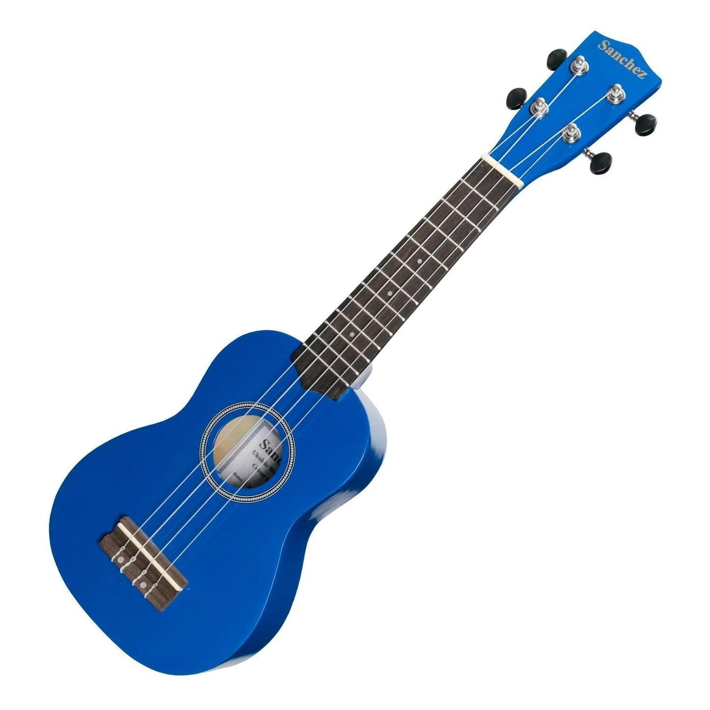Sanchez Colour Series Soprano Ukulele - Dark Blue with Gig Bag — view 3