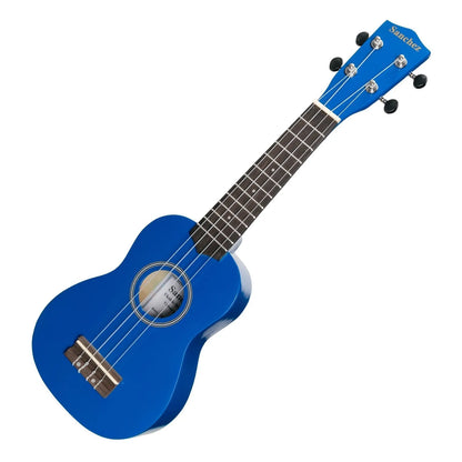 Sanchez Colour Series Soprano Ukulele - Dark Blue with Gig Bag — view 3