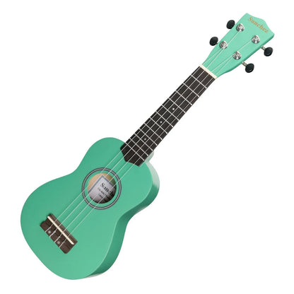 Sanchez Colour Series Soprano Ukulele - Green with Gig Bag — view 3