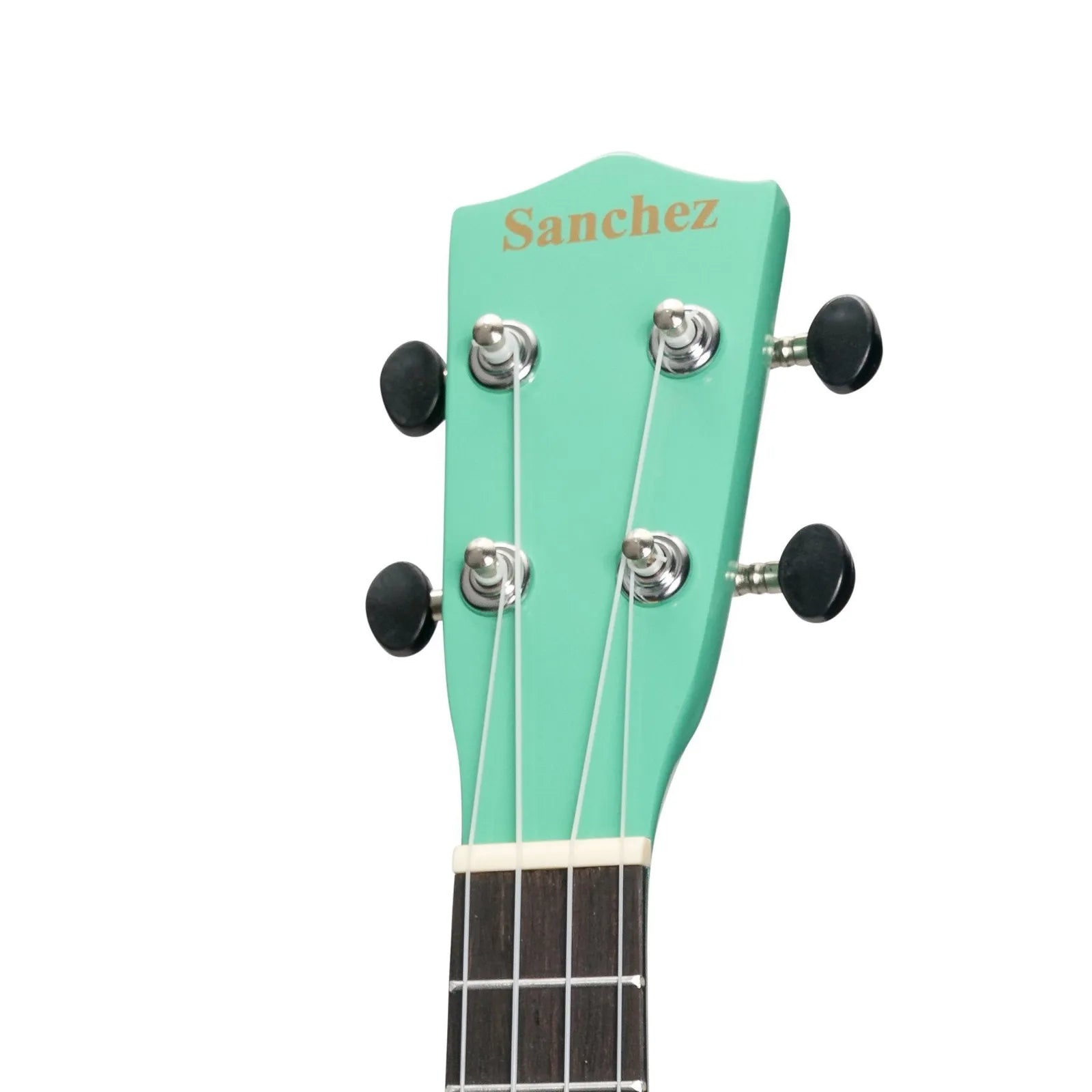 Sanchez Colour Series Soprano Ukulele - Green with Gig Bag — view 6