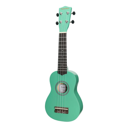Sanchez Colour Series Soprano Ukulele - Green with Gig Bag