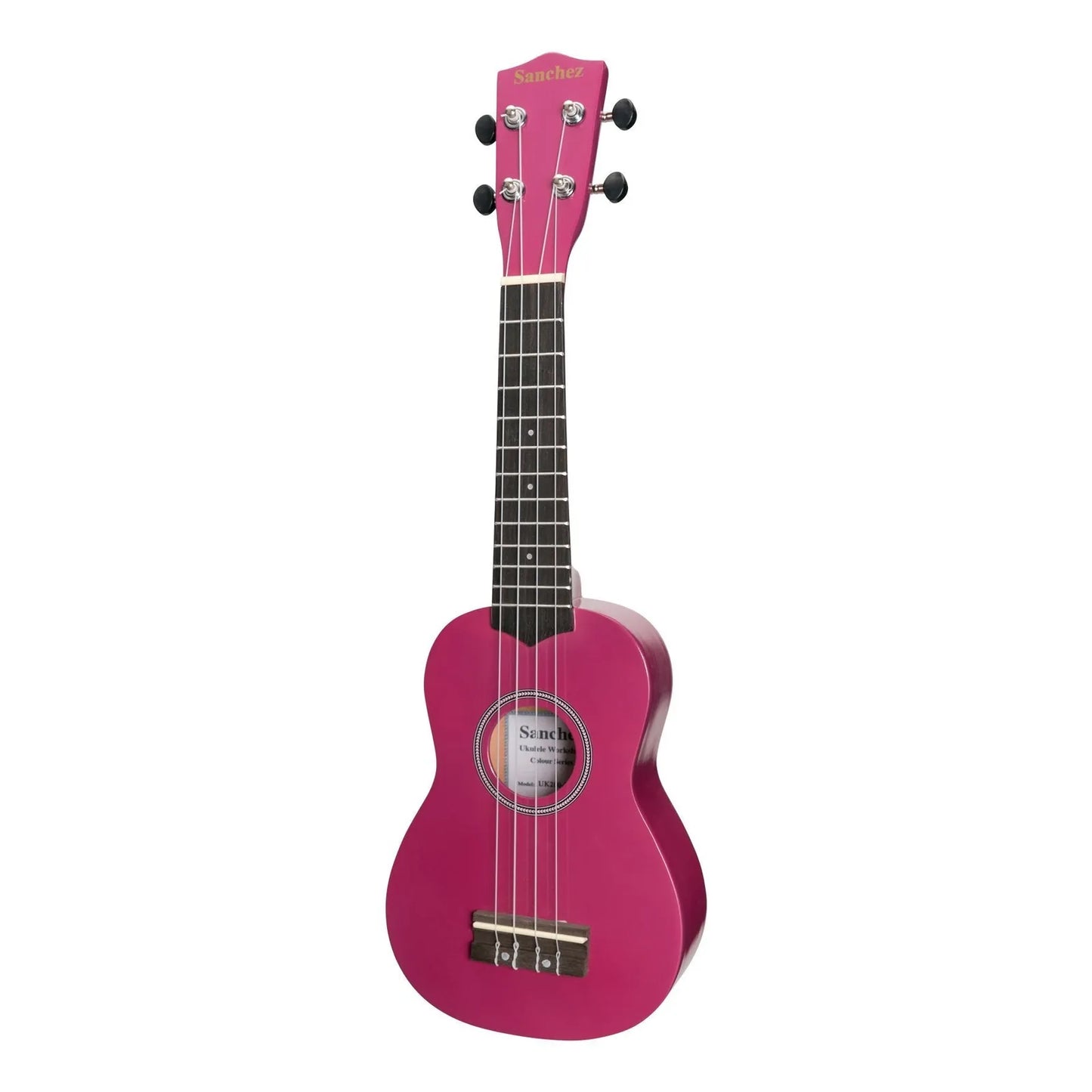 Sanchez Colour Series Soprano Ukulele in Purple with Gig Bag