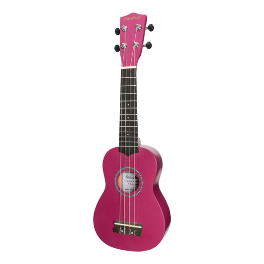 Sanchez Colour Series Soprano Ukulele in Purple with Gig Bag