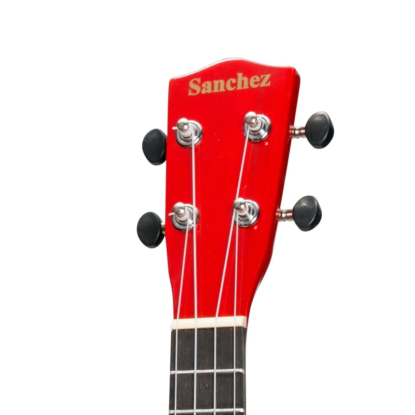 Sanchez Colour Series Soprano Ukulele Red with Gig Bag — view 6