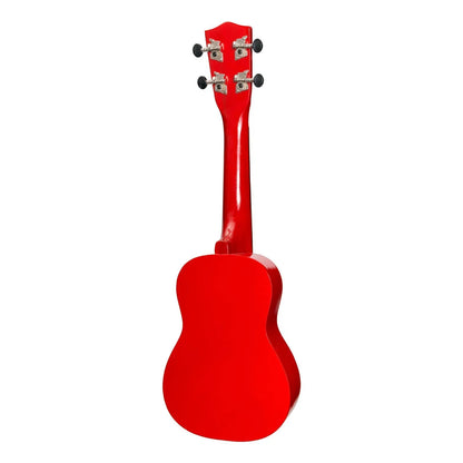Sanchez Colour Series Soprano Ukulele Red with Gig Bag — view 2