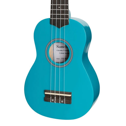 Sanchez Colour Series Soprano Ukulele Sky Blue with Gig Bag — view 4