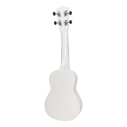 Sanchez Colour Series Soprano Ukulele White with Gig Bag — view 2
