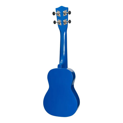 Sanchez Colourburst Series Soprano Ukulele Dark Blueburst with Gig Bag — view 2