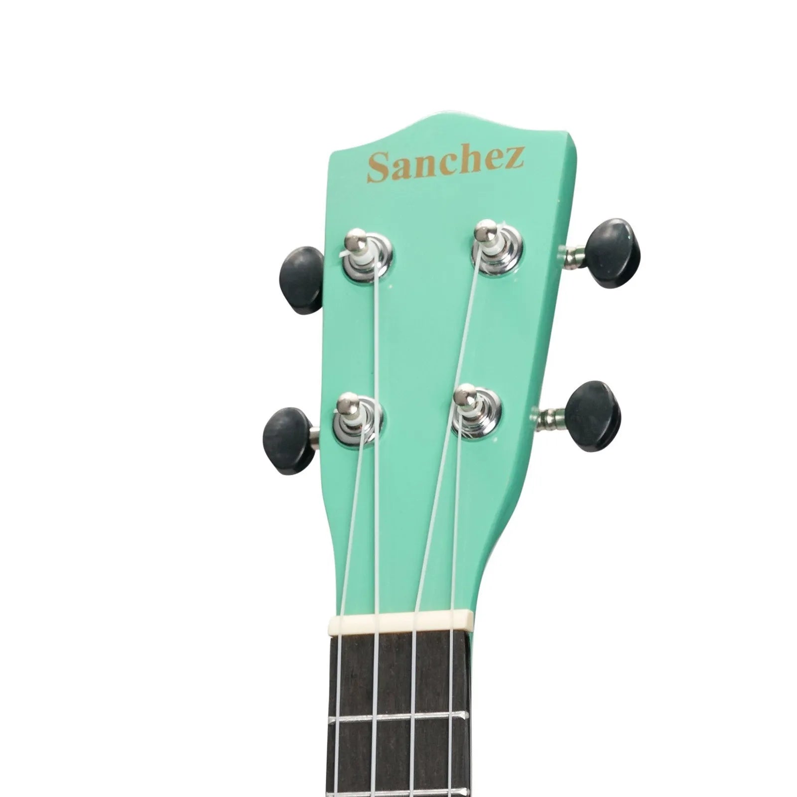 Sanchez Colourburst Series Soprano Ukulele - Greenburst with Gig Bag — view 6