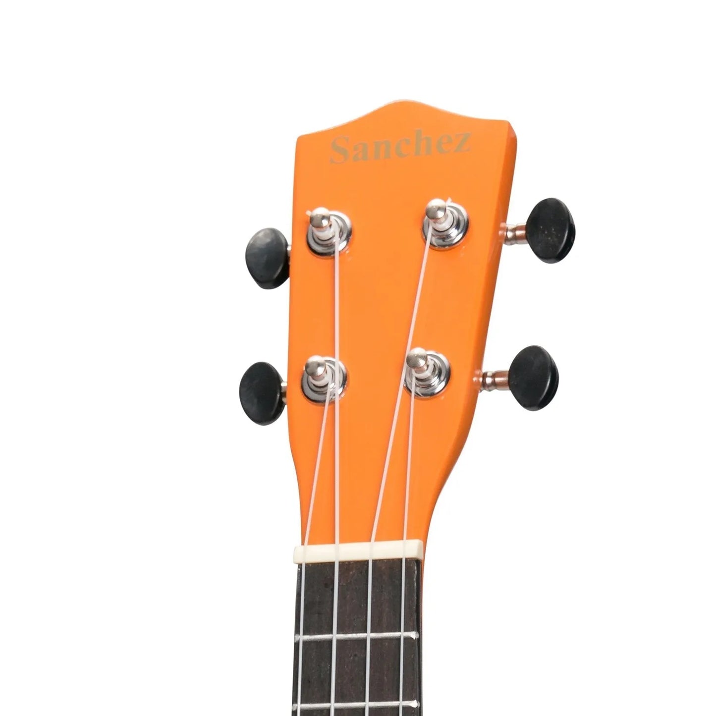Sanchez Colourburst Series Soprano Ukulele - Orangeburst with Gig Bag — view 6