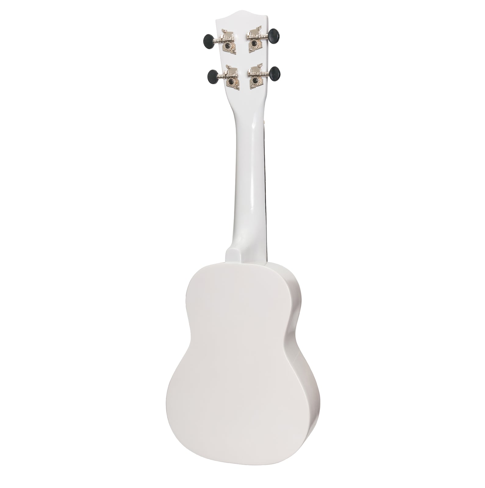 Sanchez Colourburst Series Soprano Ukulele - White with Gig Bag — view 2