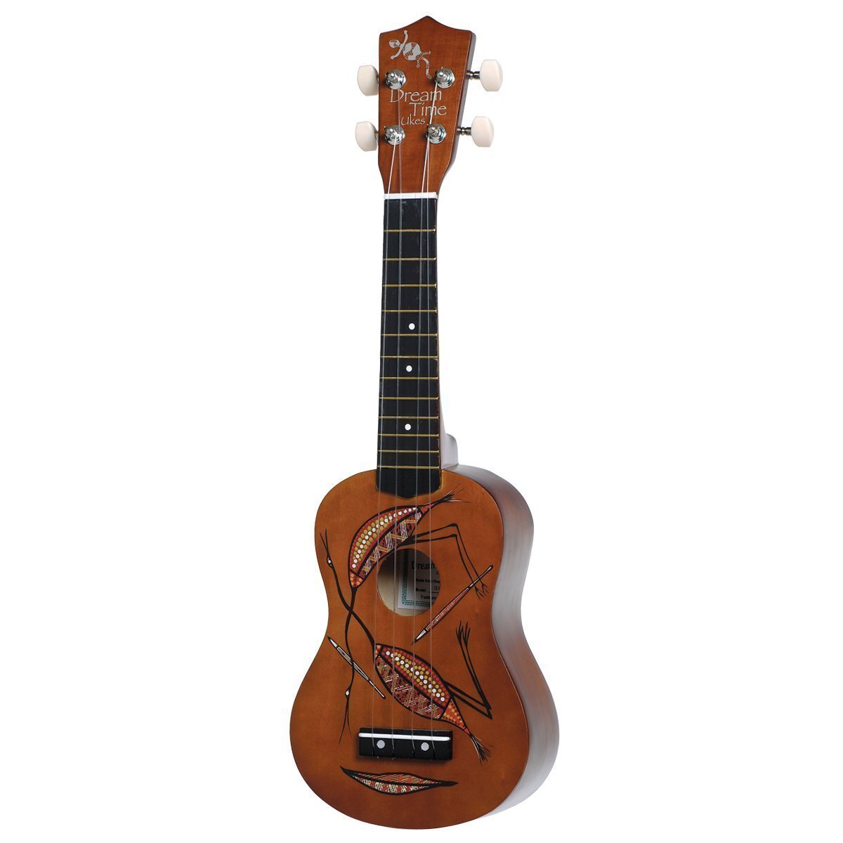 Sanchez 'Dreamtime' Aboriginal Soprano Ukulele (Brolga Birds)