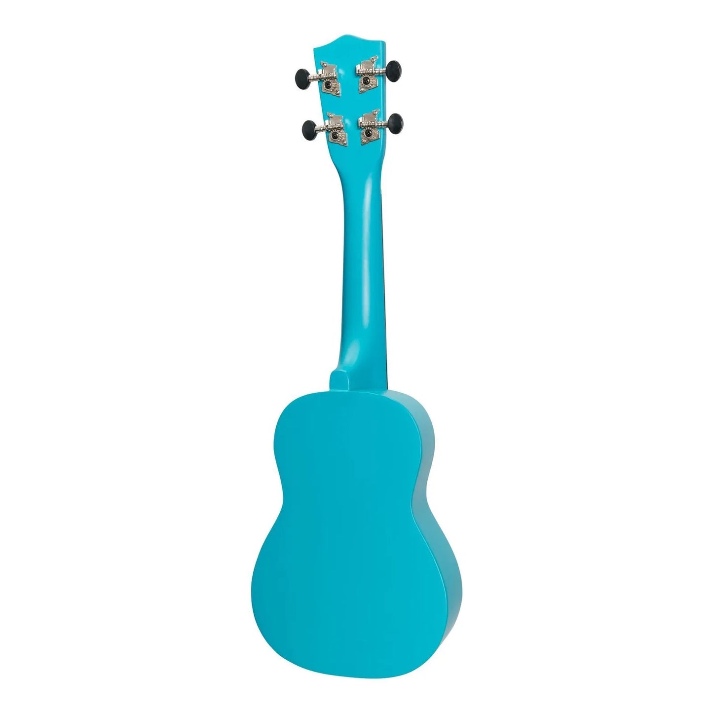 Sanchez Friendly Folk Soprano Ukulele Blue with Balloon Bear Design and Gig Bag — view 2