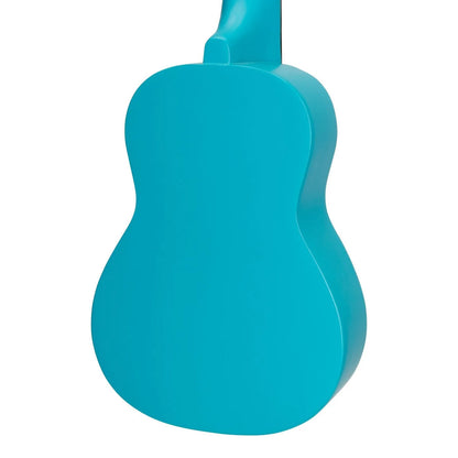 Sanchez Friendly Folk Soprano Ukulele Blue Frog with Gig Bag — view 5