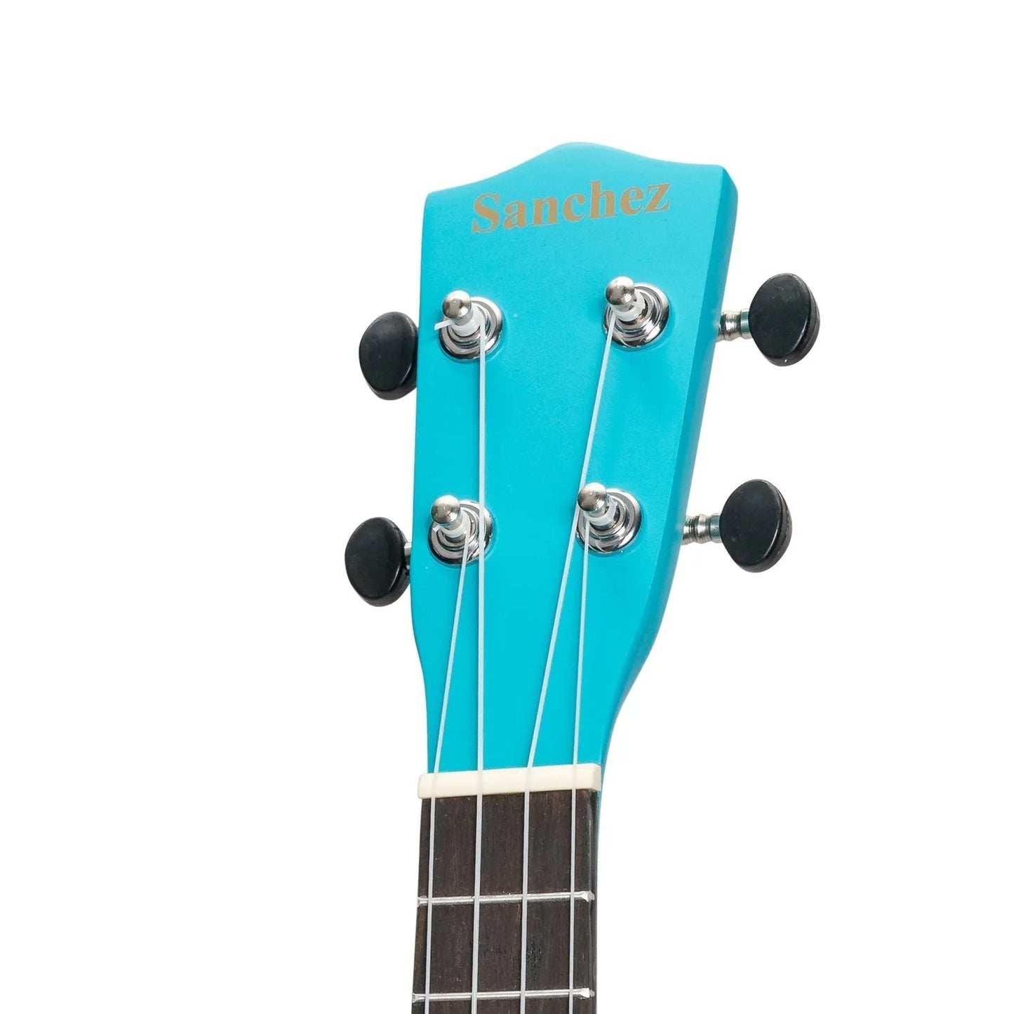 Sanchez Friendly Folk Soprano Ukulele - Blue/Bear with Gig Bag — view 6