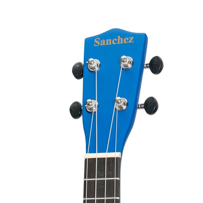 Sanchez Friendly Folk Soprano Ukulele Blue UK Flag with Gig Bag — view 6